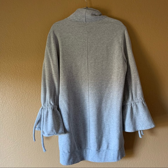 Express One Eleven Mock Neck Sweatshirt Dress - Size Small - Picture 5 of 10